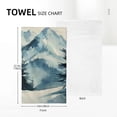 thumbnail image 4 of Nawy Watercolor Misty Tree Landscape Kitchen Towels, Pack of 2, Soft & Absorbent 27.5x16in, Ultrafine Fibers, for Kitchens, Bathrooms, Showers 27.5*16in, 4 of 6
