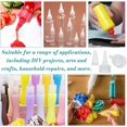 thumbnail image 6 of 100pcs 24/410 Squeeze Bottle Caps Clear Bottles Cap Replacement 0.9 Inch ID Plastic Bottle Squeezing Heads Plastic Twist Caps for DIY, 6 of 9