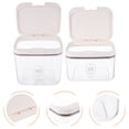 thumbnail image 2 of 2pcs Flour Container Rice Storage Bin Storage Foods Grain Container Clear Plastic Box Measuring Cup For Grain Household Kitchen Pantry Organizer, 2 of 8