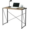 thumbnail image 2 of Urban Shop Collapsible Desk, Wood/Black, 2 of 6