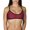 Maroon (Top), variant on Women's Crossback Workout Bikini Top (FN032A)-Maroon/Black-S