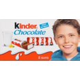 thumbnail image 2 of Kinder Chocolate Milk Chocolate with Creamy Milk Filling, CASE, 10 packs x100g (8 bars per pack), 2 of 3