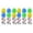 multicolor-05 Home Decor, variant on karymi Set of 6 Easter Eggs Surprise Toys with Mini Animal Car Inside Colorful Plastic Eggs for Basket Fillers Party Favors and Holiday Decorations Gifts for Men
