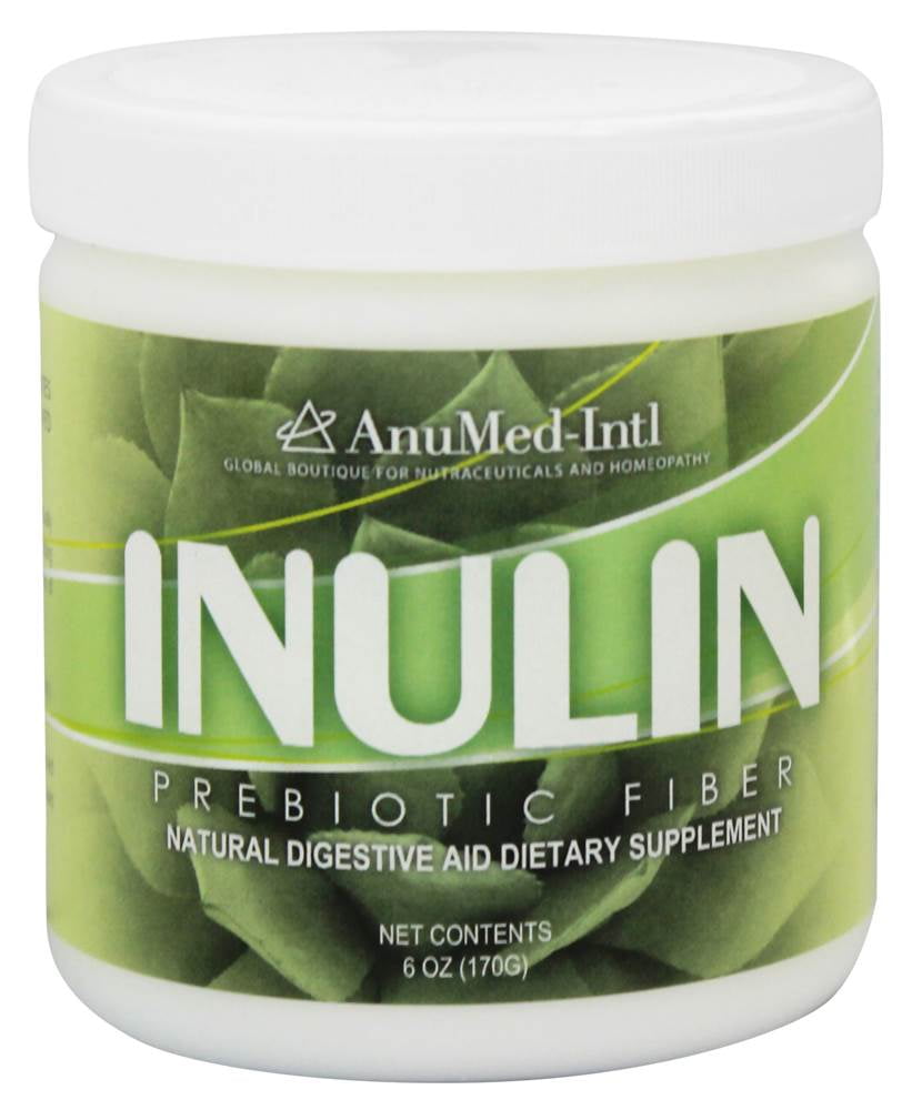 AnuMed - Inulin Prebiotic Fiber Powder - 6 oz