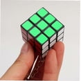 thumbnail image 2 of 1Pc Mini 3X3 Keyring Cube Keyring Cube Twist Puzzle Toys Bright Speed Cube, 2 of 4