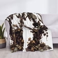 thumbnail image 4 of Throw Blanket for Couch - Skeleton Dance with Mushrooms Soft Comfy Lightweight Cozy Warm Throw Blanket, Fuzzy Plush Flannel Blanket & Throws for Sofa and Bed All Season, 4 of 8