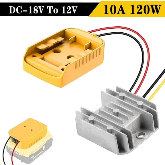 Converter Voltage Regulator 20V to 12V Step Down for Dewalt DC 10A 120W Inverter