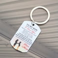 thumbnail image 3 of D-GROEE 2PCS To My Son I Love You Letter Dog Tag Guard Necklace&Keychain Chain Gift, 3 of 6