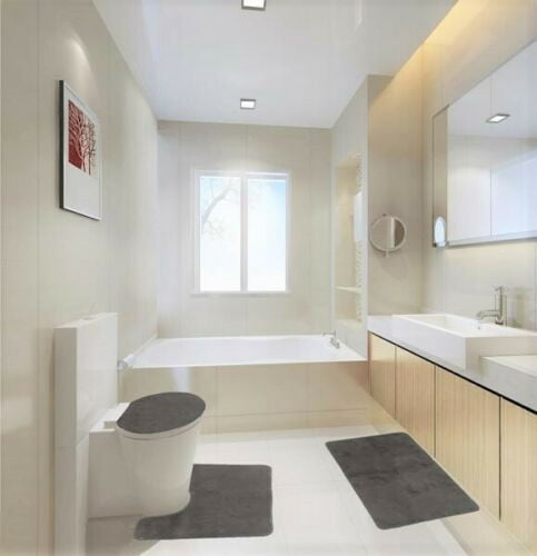 bathroom and toilet mat sets
