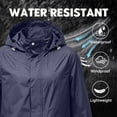thumbnail image 6 of GUACER Womens Waterproof Hooded Raincoat with Pockets Lightweight Packable Active Outdoor Windbreaker Jackets, 6 of 9