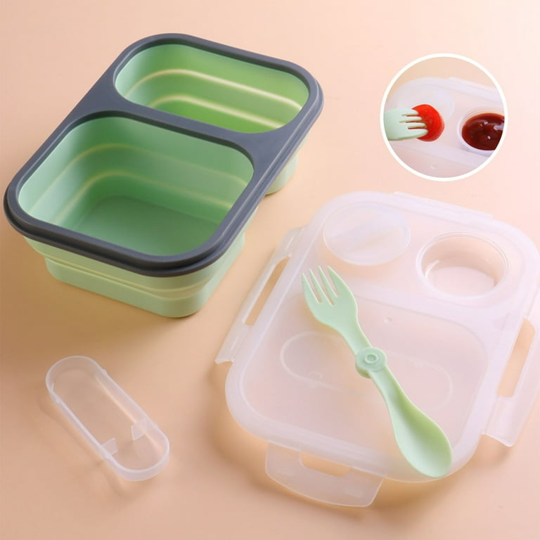 Rectangular silicone lunch box