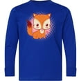 thumbnail image 3 of Inktastic Fox Girl Cute Woodland Animal Long Sleeve Youth T-Shirt, 3 of 5