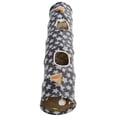 thumbnail image 3 of Fugacal Cat Tunnel, Cat Plush Tunnel Toy Collapsible For Small Pets, 3 of 8