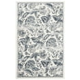 thumbnail image 2 of SAFAVIEH Carnegie Lauressa Distressed Area Rug, Cream/Light Gray, 3' x 5', 2 of 9