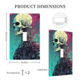 thumbnail image 3 of Balery Cartoon Art Skull for Duplex Wall Plates Kit, Electrical Outlet Covers, Standard Size 1-Gang 5.0" x3.0", Electric Receptacle Plug Covers-Style T, 3 of 6