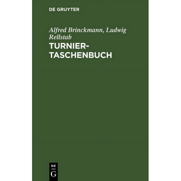 Turnier-Taschenbuch, (Hardcover)