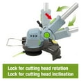 thumbnail image 2 of 20V Electric Lawn Mower 2000mAh Li-ion Cordless Grass Trimmer Auto Release String Cutter Pruning Garden Tools, 2 of 12