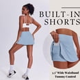 thumbnail image 4 of Pinspark Tennis Skirts Womens Golf Skirt with Pocket High Waist Pleated Skirts Athletic Skort for Workout, 4 of 6