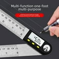thumbnail image 4 of Caxiao Professional Digital Angle Gauge with Stainless Steel Construction, 0-500MM Range, High Precision Electronic Protractor for Woodworking, Clear LCD Display for Accurate Angle Measurement -, 4 of 5