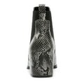thumbnail image 2 of ANNE KLEIN Womens Gray Snake Goring Pull Tab Comfort Parson Round Toe Block Heel Slip On Dress Booties 11 M, 2 of 4