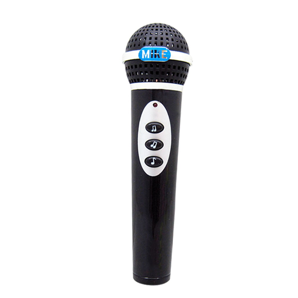 Girls Boy Black Microphone Mic Karaoke Singing Kid Funny Music Toys Great Gift 