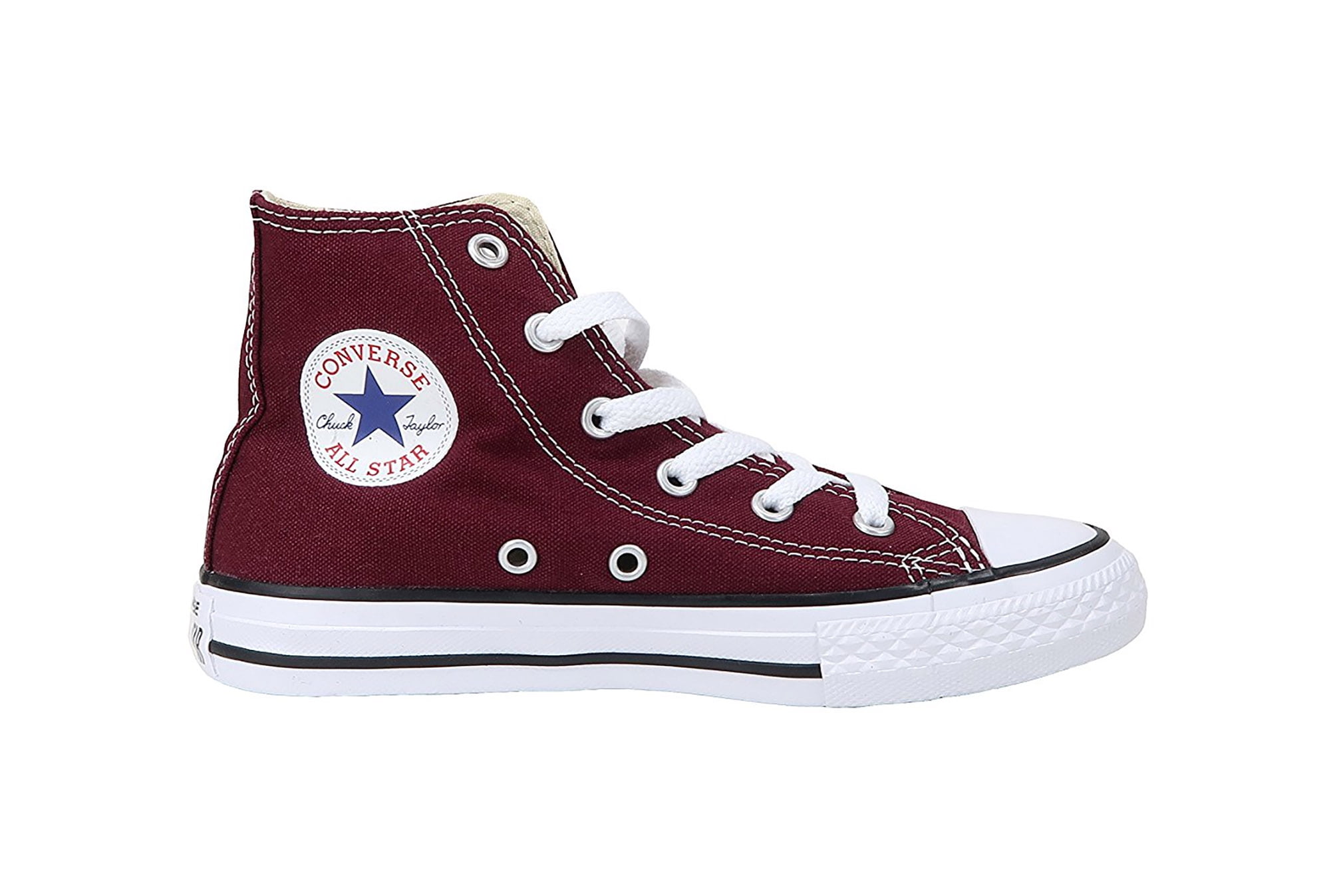 burgundy toddler converse