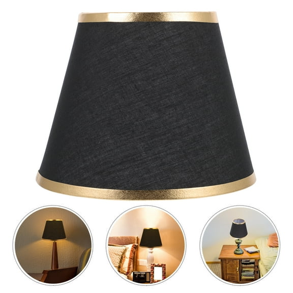 OUNONA 1pc Fabric Art Lamp Shade Clip Light Cover for Floor Lamps