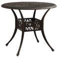 thumbnail image 1 of vidaXL Garden Table Bronze 90x90x74 cm Cast Aluminium, 1 of 5