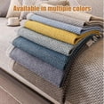 thumbnail image 5 of Lanola Modern Woven Cotton and Linen Sofa Cover for 1/2/3 Seater Non-Slip Herringbone Thick Corner Couch Cushion Covers, Multi-Use for Couches/Armchairs, Machine Washable, 5 of 8