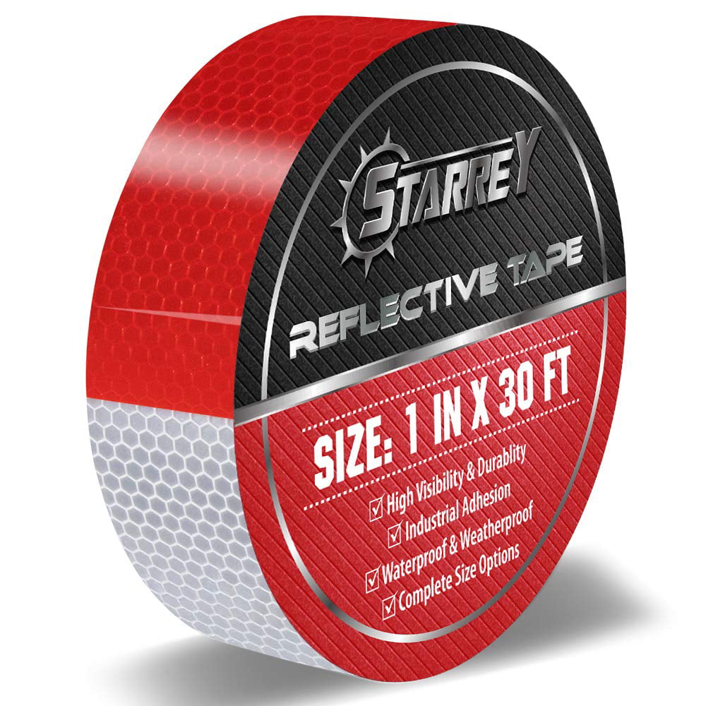Reflective Tape Marker Board Trailer Warning Stickers Safety Reflector Self-Adh 