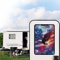 thumbnail image 2 of FUIALDOLG RV Door Window Shade with Hook and Loop Fastener USA Flag Eagle Lightning Foldable RV Window Cover Privacy Protection for Camper Trailer Decorative Accessories, 2 of 7