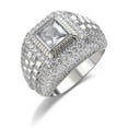 thumbnail image 5 of Accesorios Anillo de moda para hombre de marca europea y americana Anillo de baile callejero con diamantes completos Anillo de diamantes, 5 of 5