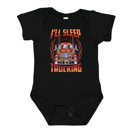 

Inktastic Truck Driver Funny Big Rig Truck Driving Gift Baby Boy or Baby Girl Bodysuit