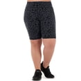 thumbnail image 4 of Athletic Works Women's Plus Printed Core Active Bike Short, 4 of 6