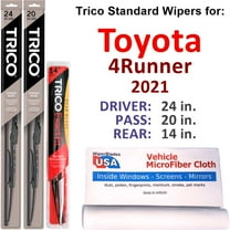 2021 Toyota 4Runner Wiper Blades (Set of 3) w/Rear Wiper