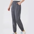 thumbnail image 2 of LangJing Girls Baggy Joggers Sweatpants Big Little Kids Elastic Waist Athletic Ankle Sweat Pants with Pockets, 3-15Years, 2 of 7