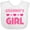 AA-White, variant on Inktastic Grammy's Girl Granddaughter Girls Baby Bib