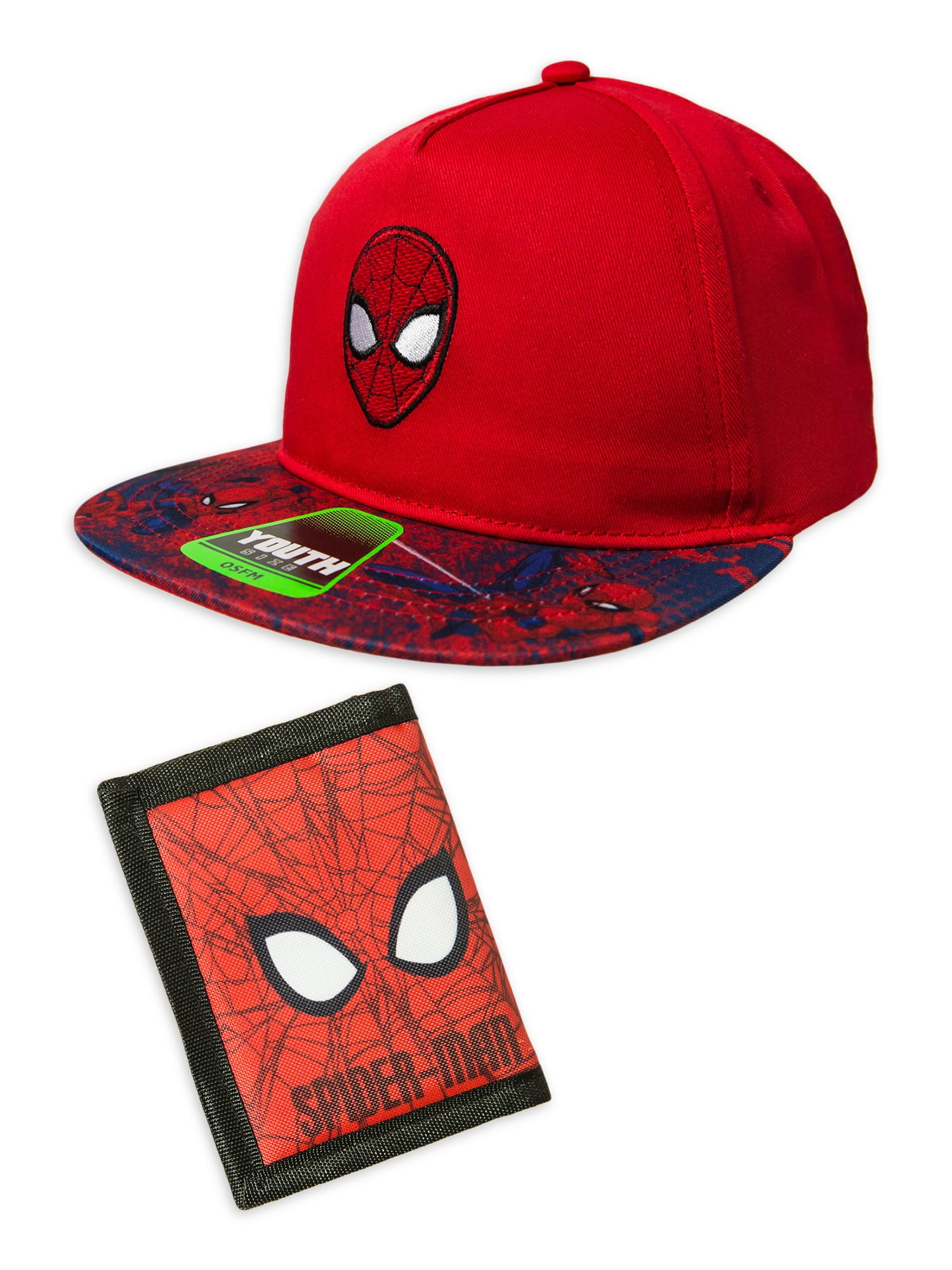 Spider-man Boys Hat And Wallet Combo 