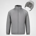 thumbnail image 3 of Mens Air Cooling Jacket with Fans Long Sleeve Electric Cooling Zip-Up Hoodies Women Summer Workwear Cycling Outdoor 3XL, 3 of 7