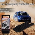thumbnail image 2 of HSHDLDF Traction Tracks Mats - Emergency Tire Traction Mats, Car Wheel Anti-Skid Pad, Track Tire Ladder, Vehicle Extraction Traction Mats, Recovery Traction Tracks for Off-Road Mud, Sand, Snow Tire, 2 of 7