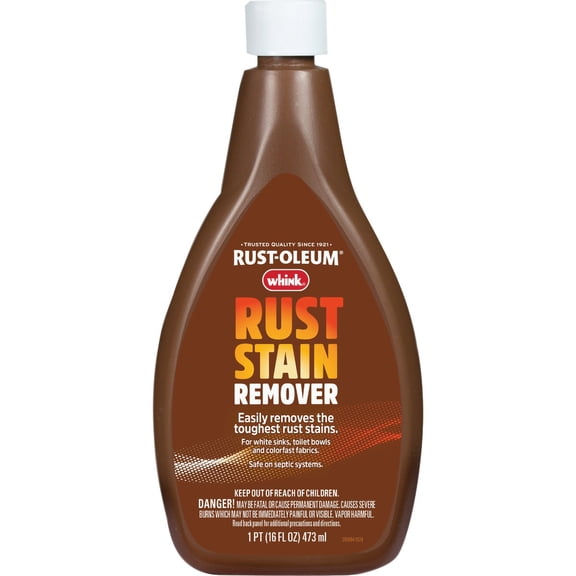 3-pack Whink Rust Stain Remover - Laundry Stain Remover, Liquid - 3 Pack, 16 Fluid Ounce — Residential Use, Standard Application