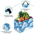 thumbnail image 3 of Cloud Large Foldable Oxford Cloth Storage Bin Basket, 3 of 7