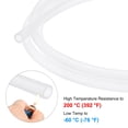 thumbnail image 4 of Uxcell Silicone Tubing, 5/16inch(8mm) ID x 15/32inch(12mm) OD Silicone Rubber Vacuum Tube, 8ft(2.5M) High Temp Water Air Hose Pipe [Clear], 4 of 7