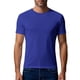 thumbnail image 2 of pstuiky camisetas para hombre, Blusa informal de manga corta con cuello en V y color liso para hombre ropa de hombre m, 2 of 8