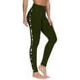 thumbnail image 2 of UPPADA Women Printed Yoga Pants High Waisted 4 Way Stretch Soft Running Workout Leggings Athletic Yoga Pants Butt Lifting Leggings Gifts for Women Army Green,L, 2 of 5