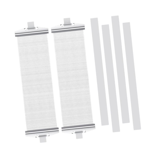 Kit de correas versátiles y resistentes para cajas de batería de acrílico. Claro