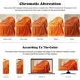thumbnail image 3 of Super Soft Queen Blanket Orange Premium Silky Flannel Fleece 3D Checkered Lightweight Bed Blanket All Season Use (Orange Checkered, Queen(90"x90")), 3 of 6