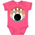 thumbnail image 3 of Inktastic Bowling Pins Ball Bowler Retro Sunset Boys or Girls Baby Bodysuit, 3 of 5