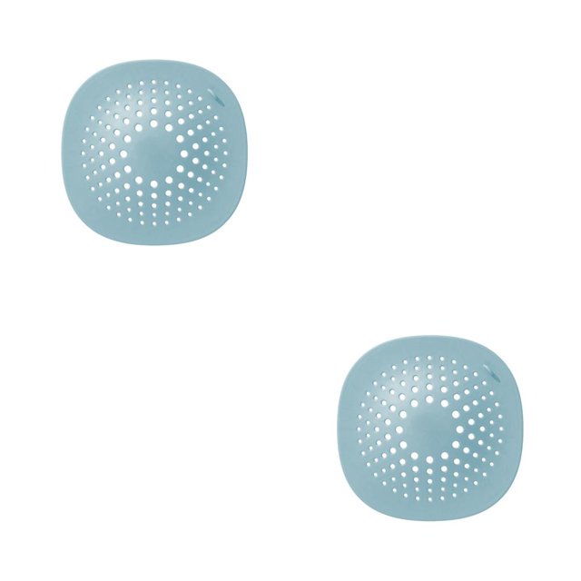 Colector de pelo de desagüe Yuarrent filtro de desagüe fregadero Accesorio de filtro Azul claro 2Conjunto