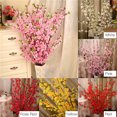 thumbnail image 4 of 65cm Artificial Flowers Peach Blossom Simulation Flower For Wedding Decoration Home Decor, 4 of 5